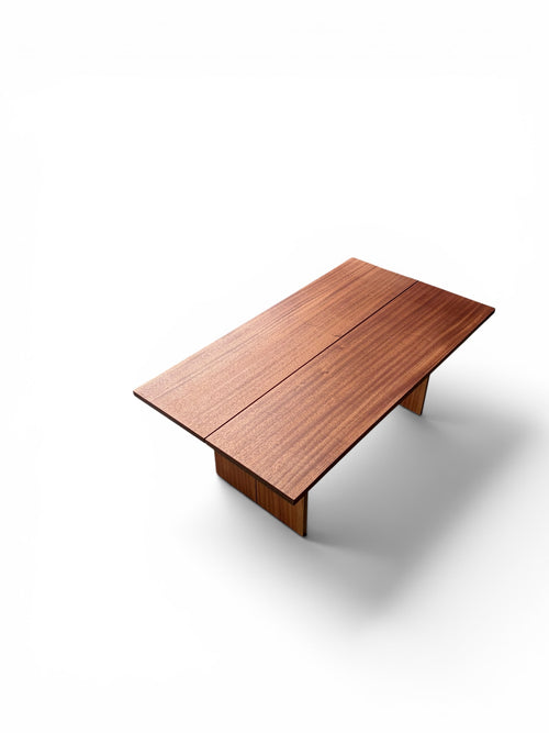 Amber soffbord i massiv mahogny – helhetsbild, Rydbecks Design
