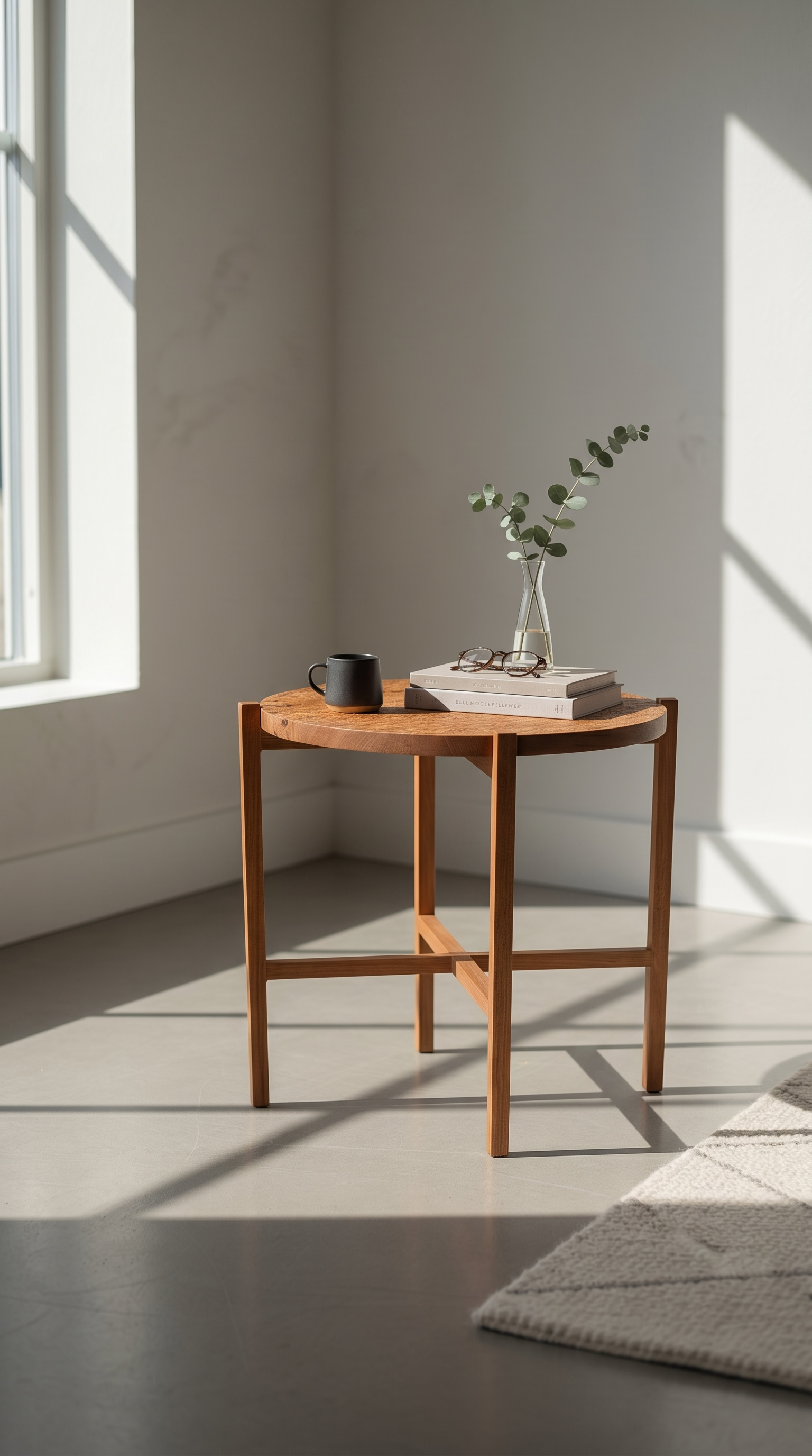 Mo sidobord i mahogny och amboyna burl i hemmiljö – Rydbecks Design